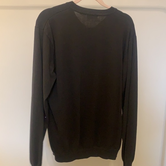 Axcess Black argyle v-neck sweater - Picture 2 of 2